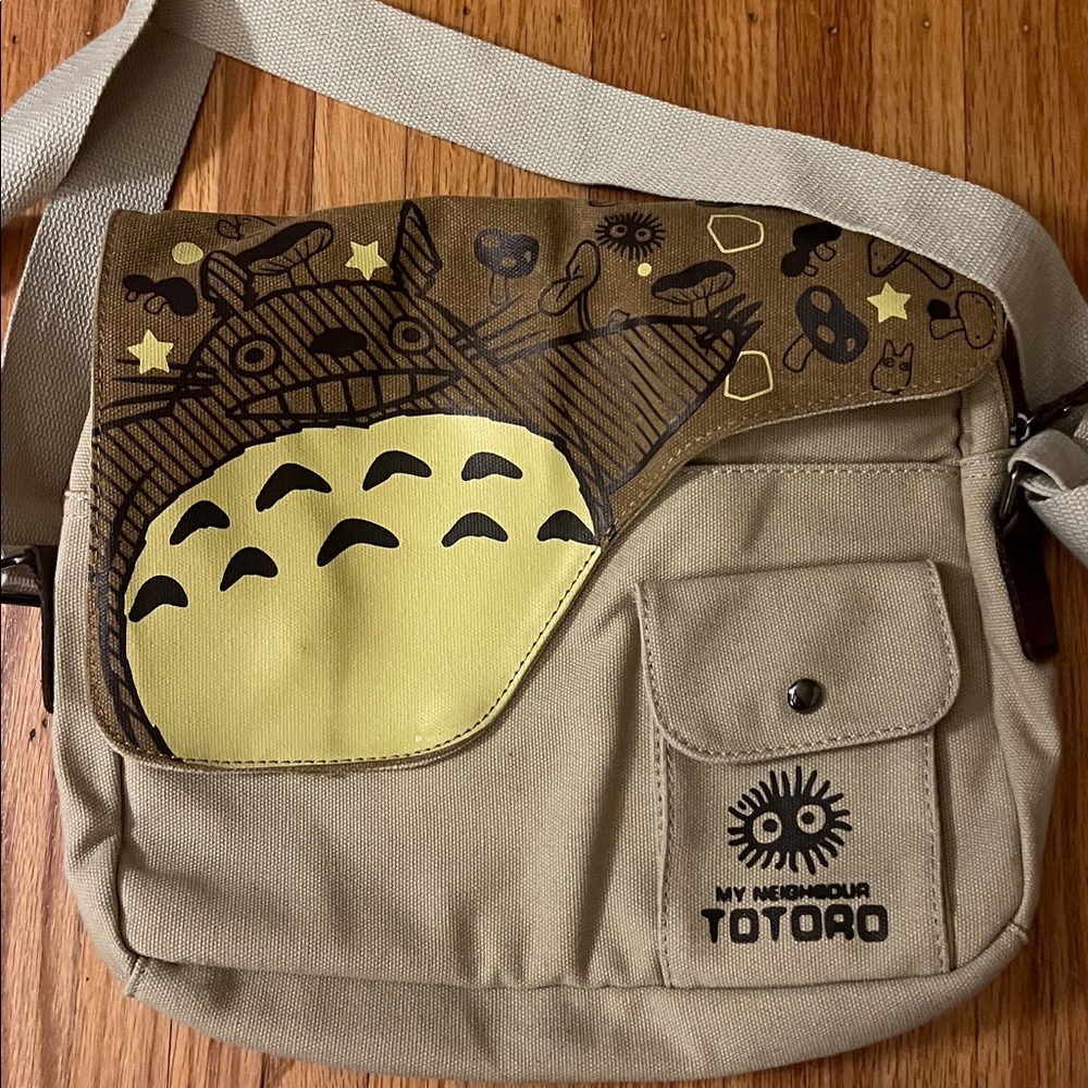 Anime My Neighbor Totoro Messenger Bag Canves Satchel unisex school book bag
